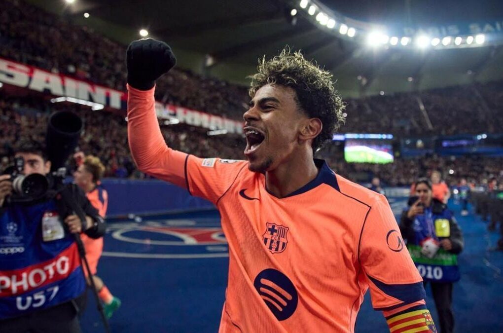 Lamine Yamal, candidat au Ballon d’Or sous le maillot du Barça.