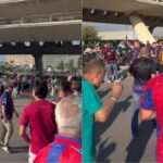 Des supporters du Barça visés avant le match du Betis