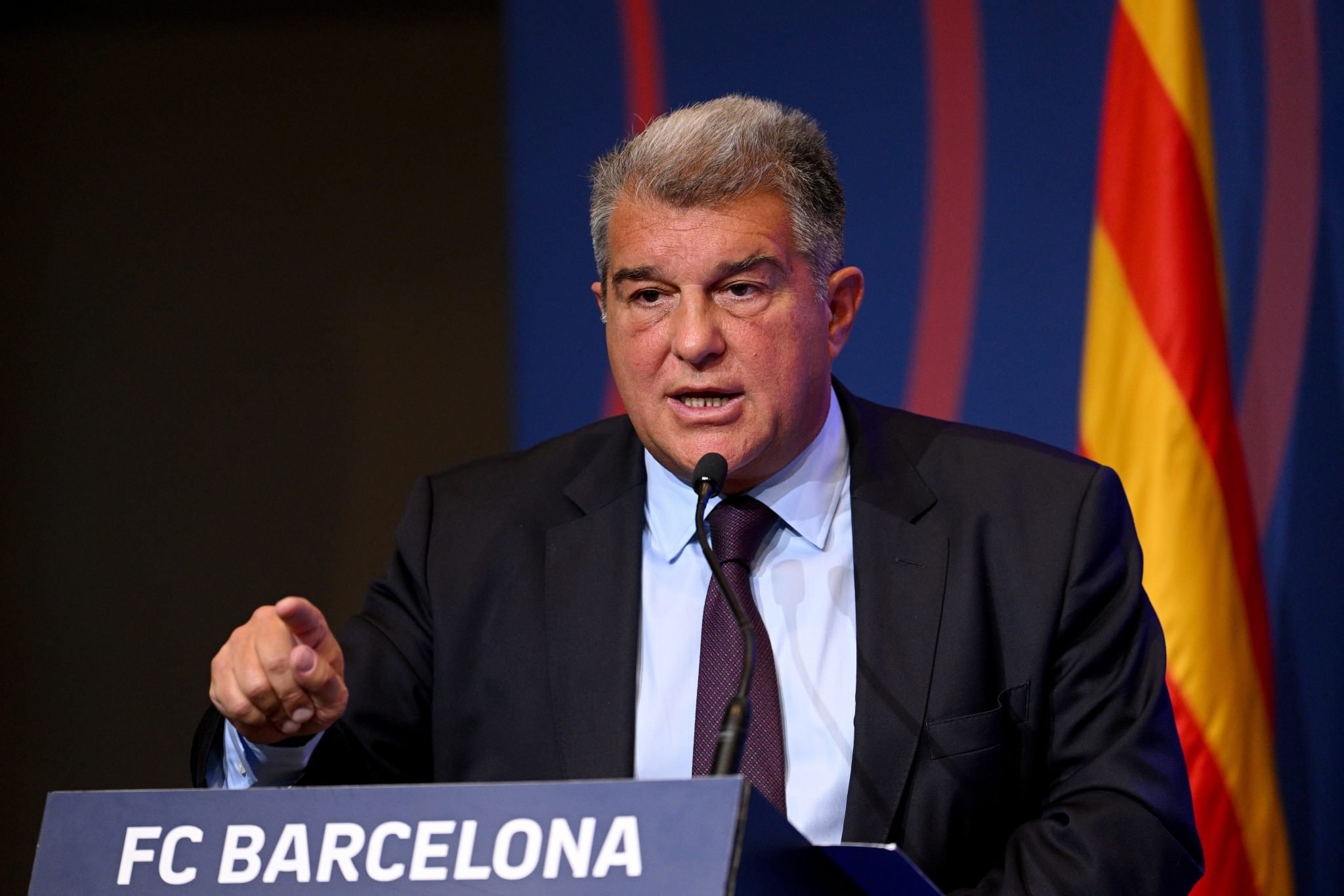 Joan Laporta du FC Barcelone