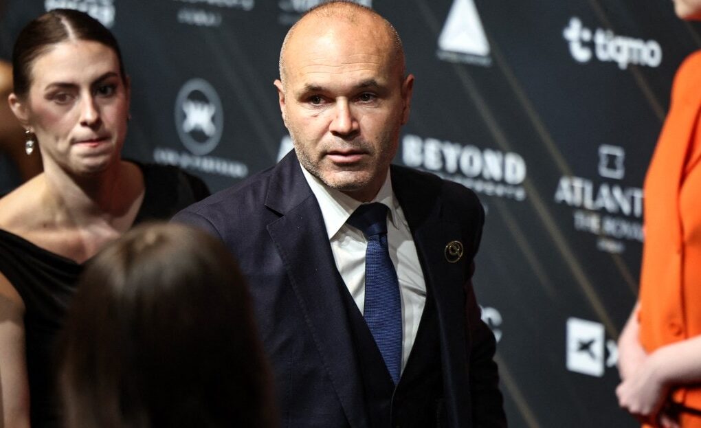 Andrés Iniesta, ancien joueur du Barça désormais entraîneur de Gulf United à Dubaï.