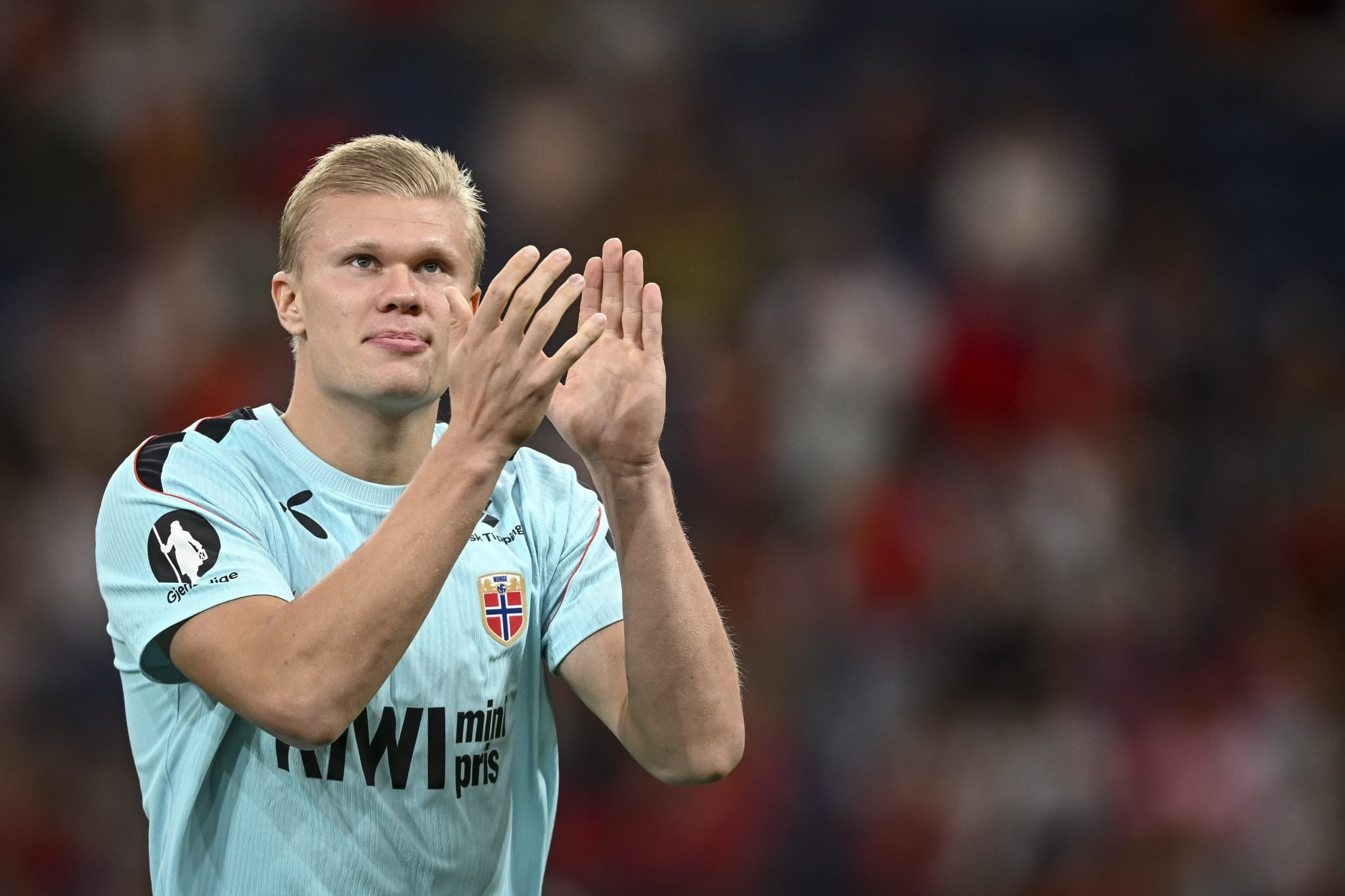 Erling Haaland avec la Norvège