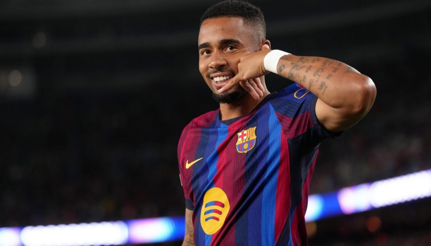 Gabriel Jesus, attaquant du Barça, évoque ses premiers pas au club.