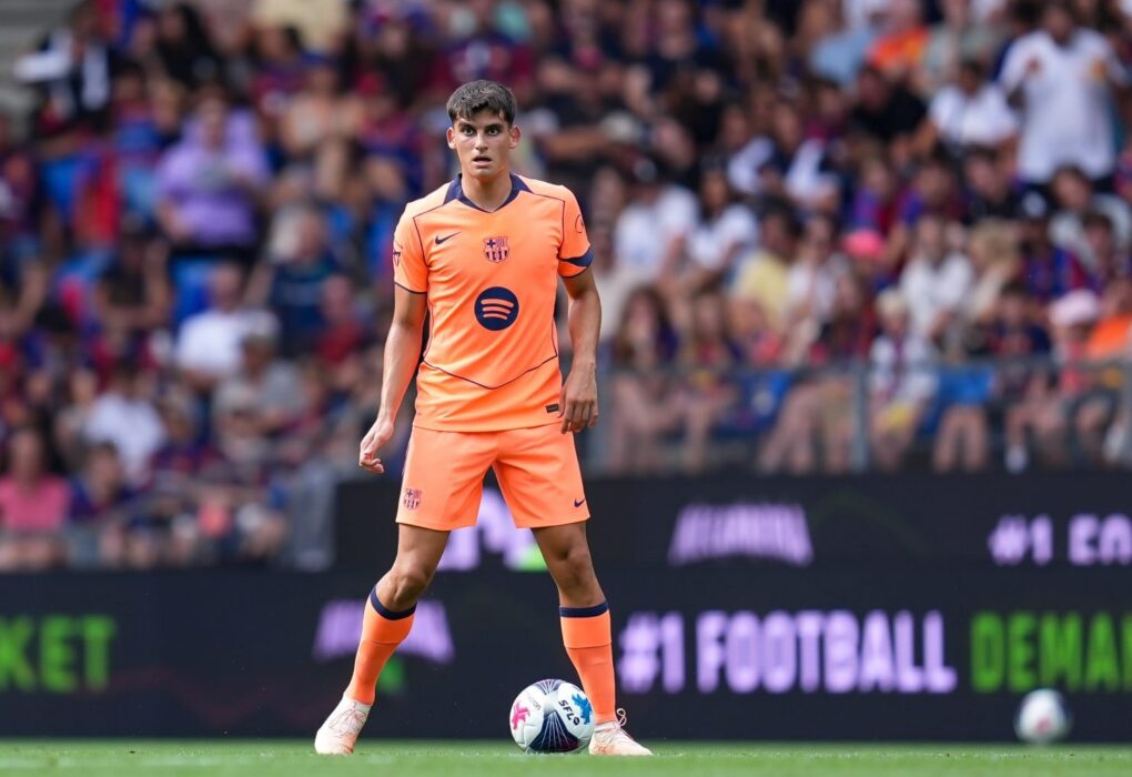 Gerard Martín sous le maillot du Barça.