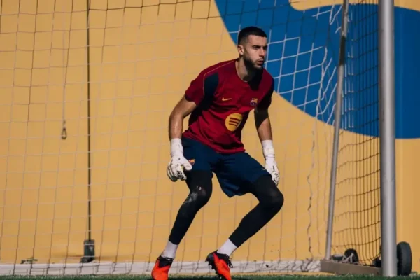 Joan García, gardien du Barça, avant le Clásico contre le Real Madrid.