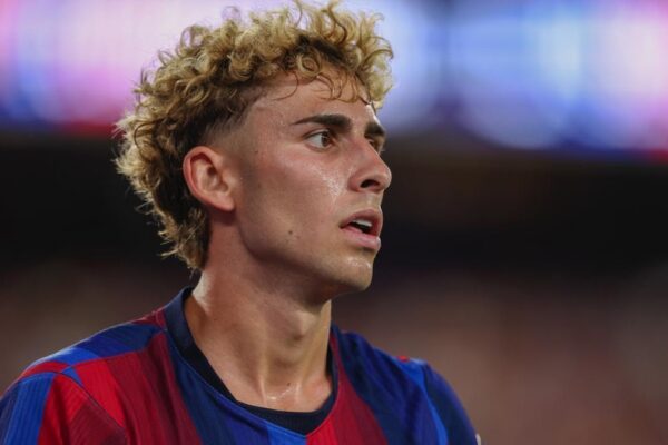 Fermín López, joueur du Barça, qui s’est confié sur les difficultés liées à sa notoriété.