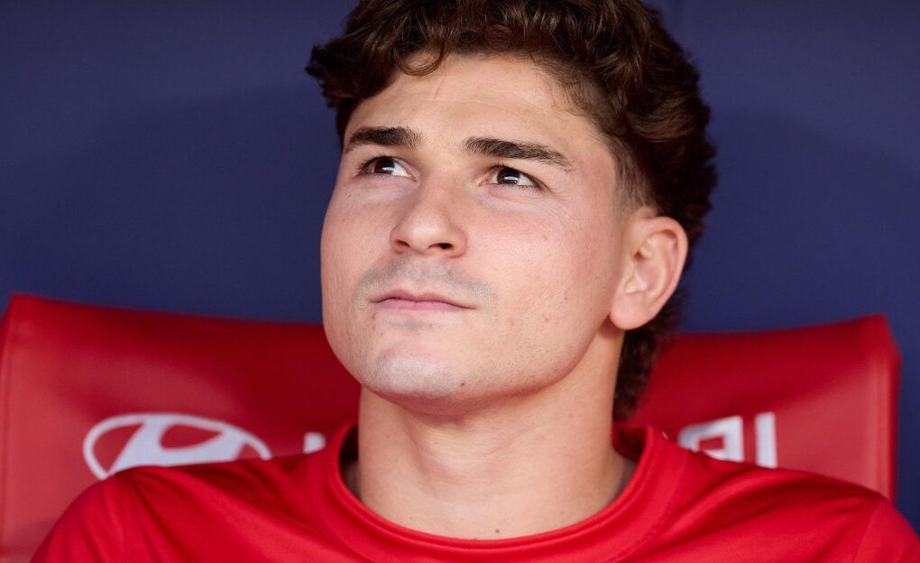 Julián Álvarez sous le maillot de l'Atlético Madrid.