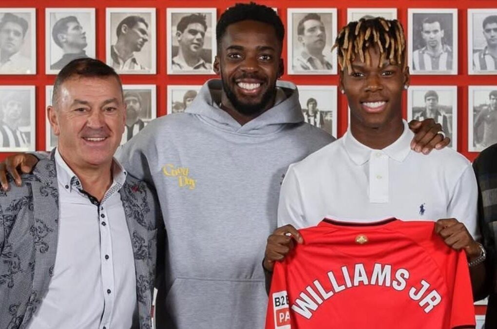 Nico Williams sous le maillot de l'Athletic Club.