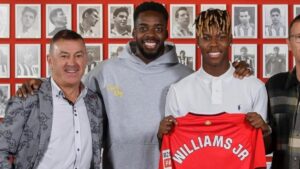 Nico Williams sous le maillot de l'Athletic Club.