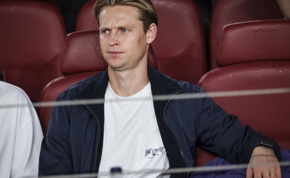 Frenkie de Jong à l'entraînement avec le Barça.