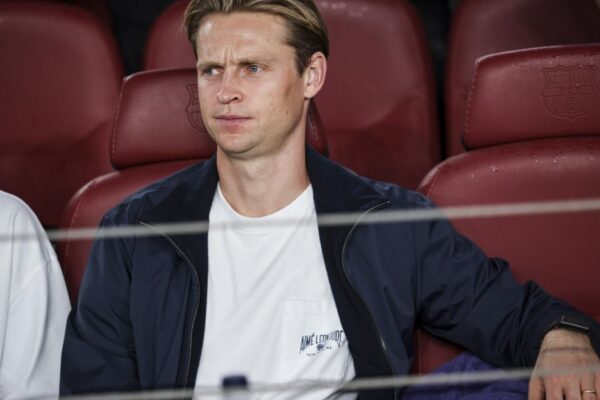 Frenkie de Jong à l'entraînement avec le Barça.