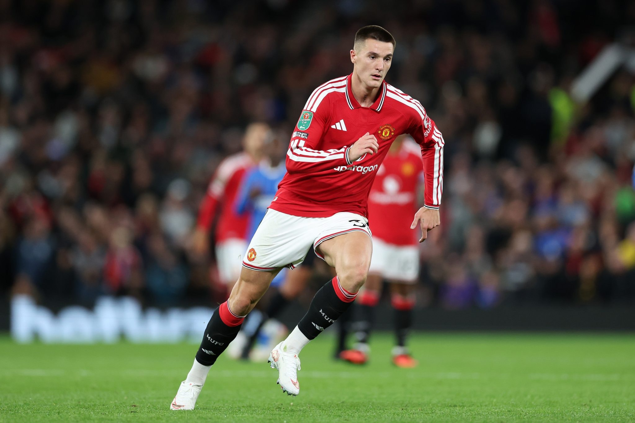 Benjamin Šeško, joueur de Manchester United