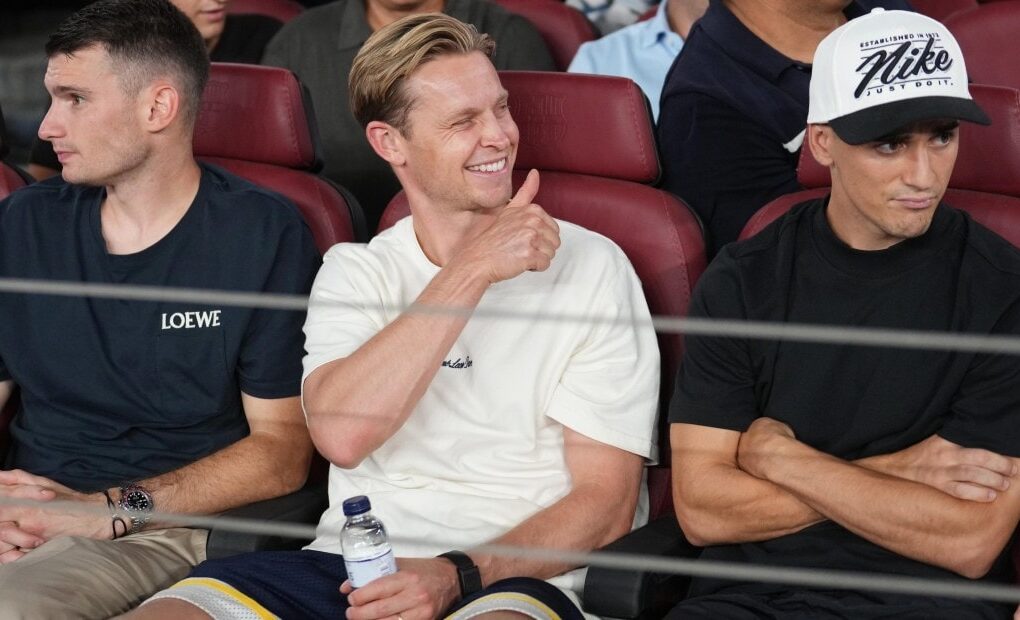 Frenkie de Jong travaille à sa remise en forme à la Ciutat Esportiva.