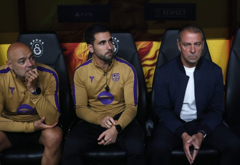 João Cancelo lors du match du Barça contre Galatasaray en Ligue des Champions.