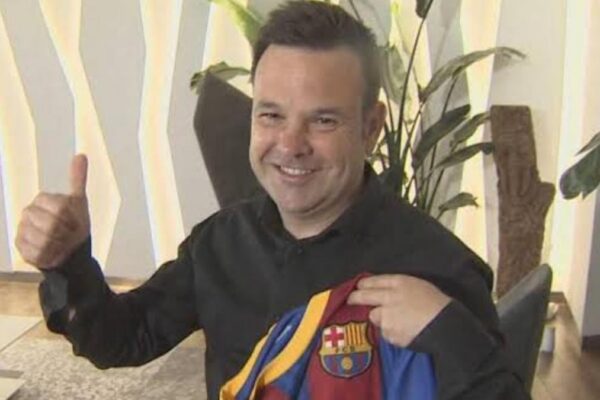 José Elías, qui affiche son ambition de diriger le FC Barcelone.