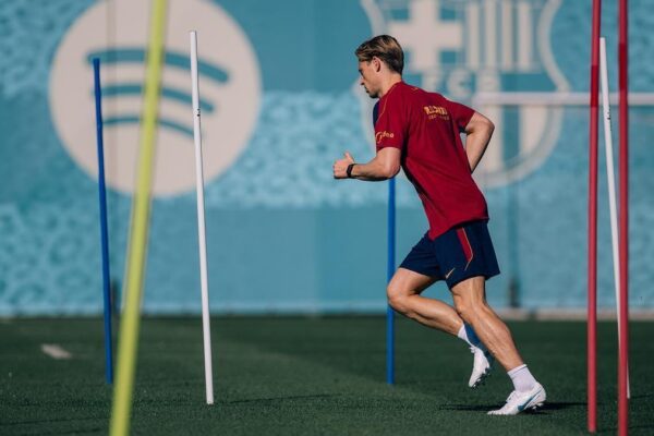Frenkie de Jong, milieu de terrain du FC Barcelone.