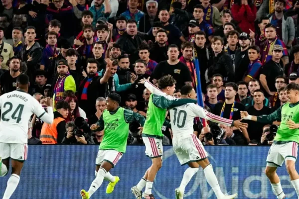 Les tribunes du Camp Nou lors du Clásico entre le Barça et le Real Madrid.
