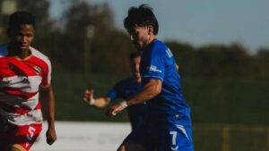 Dani Rodríguez sous les couleurs du Dinamo Zagreb.