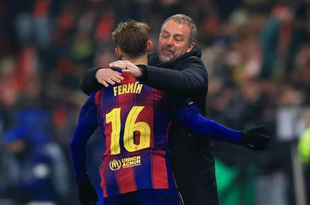 Hansi Flick, dont le Barça suscite l’enthousiasme de Damià Abella.