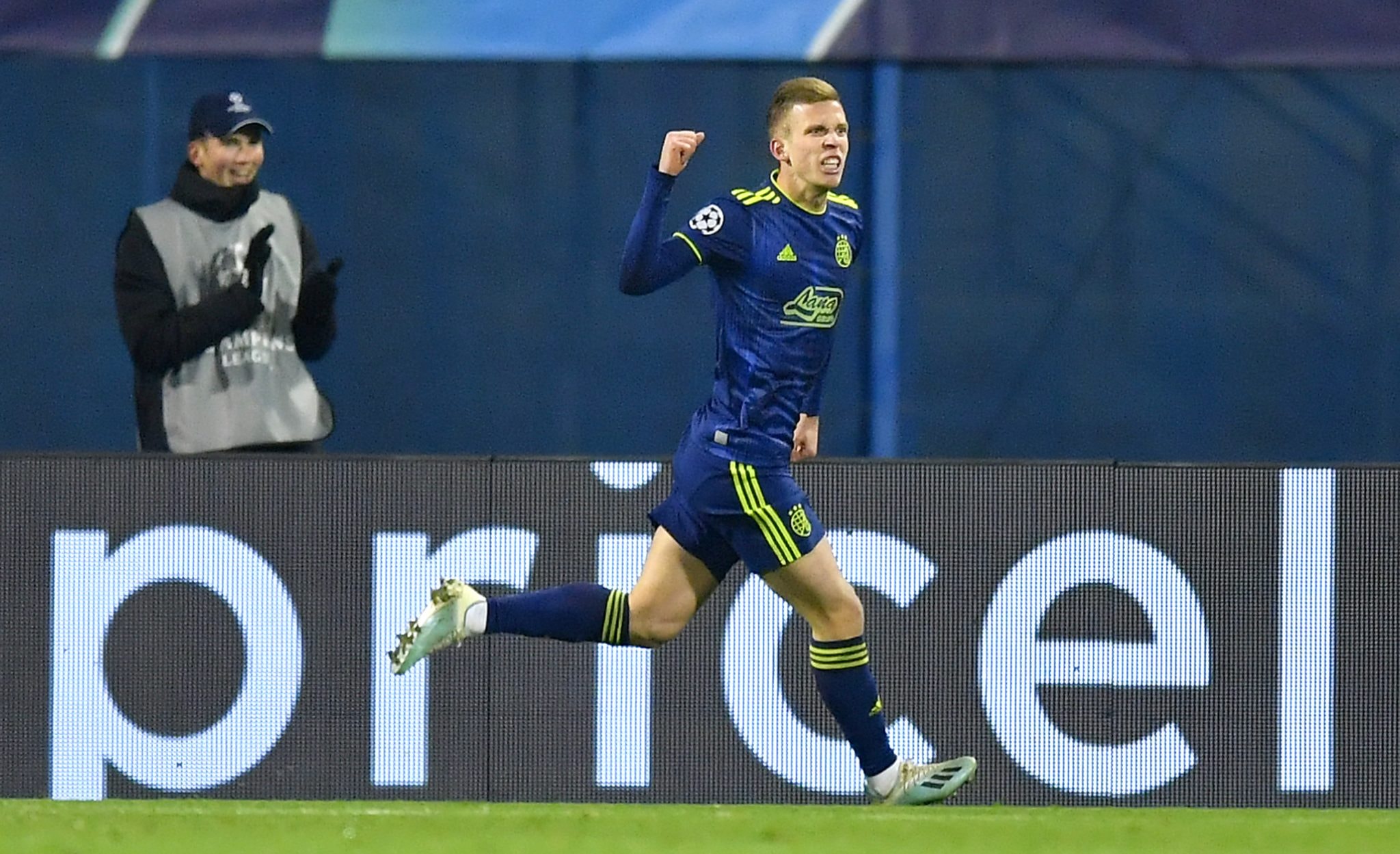 Dani Olmo avec le GNK Dinamo Zagreb
