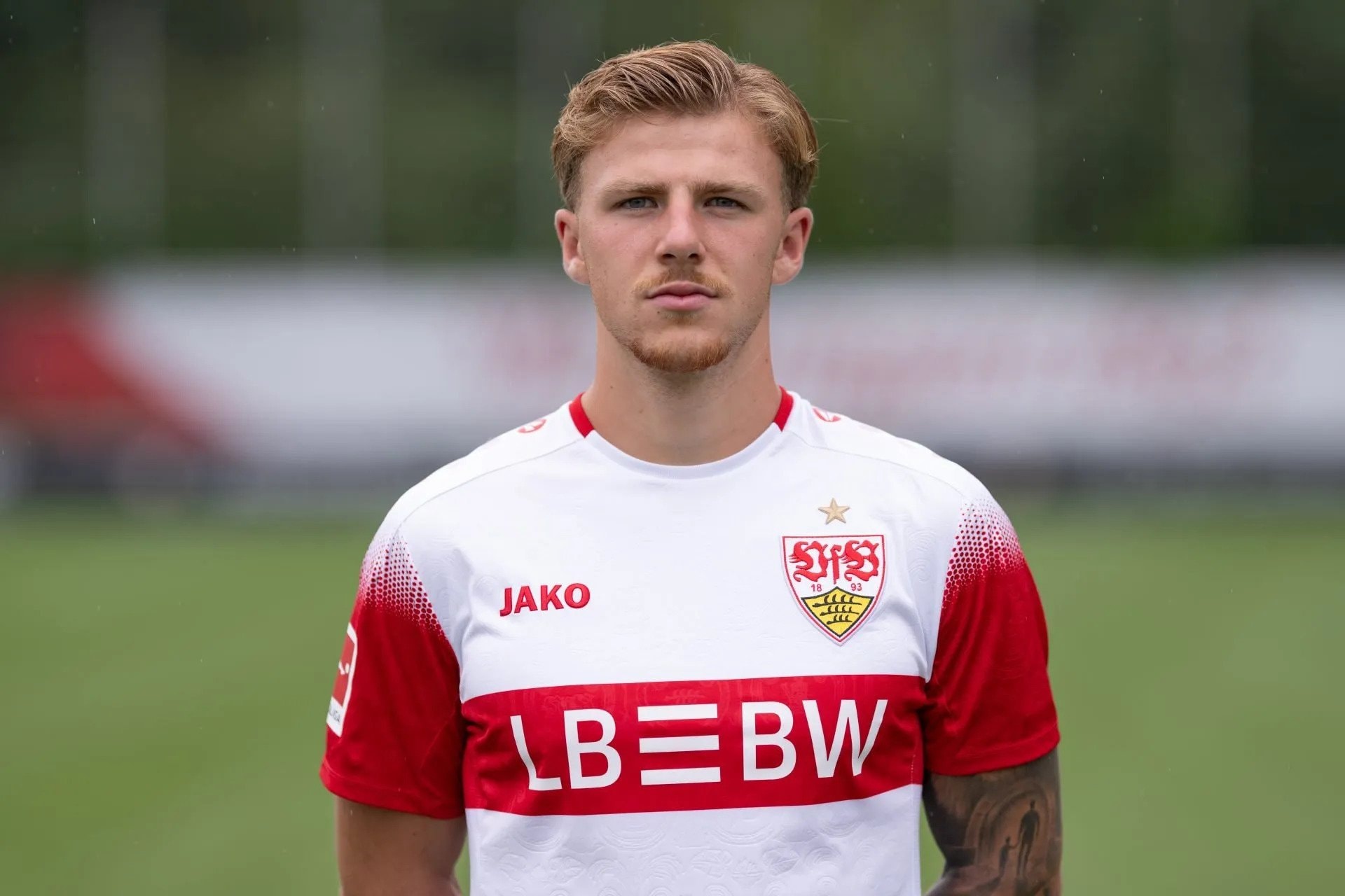 Finn Jeltsch, joueur du VfB Stuttgart
