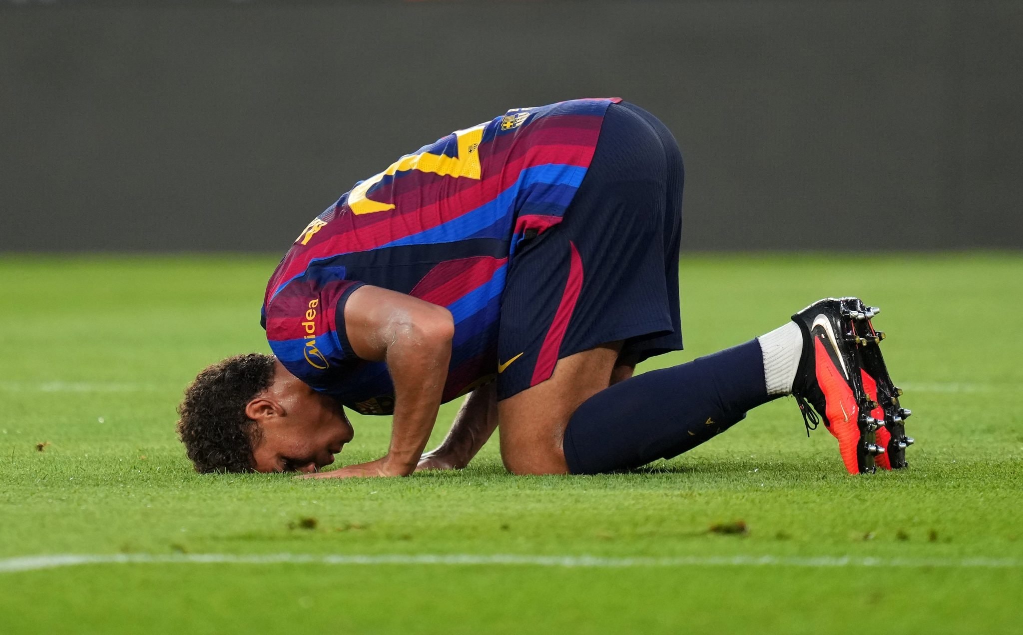 Hamza Abdelkarim, joueur du FC Barcelone