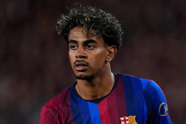 Les joueurs du FC Barcelone sur le terrain.