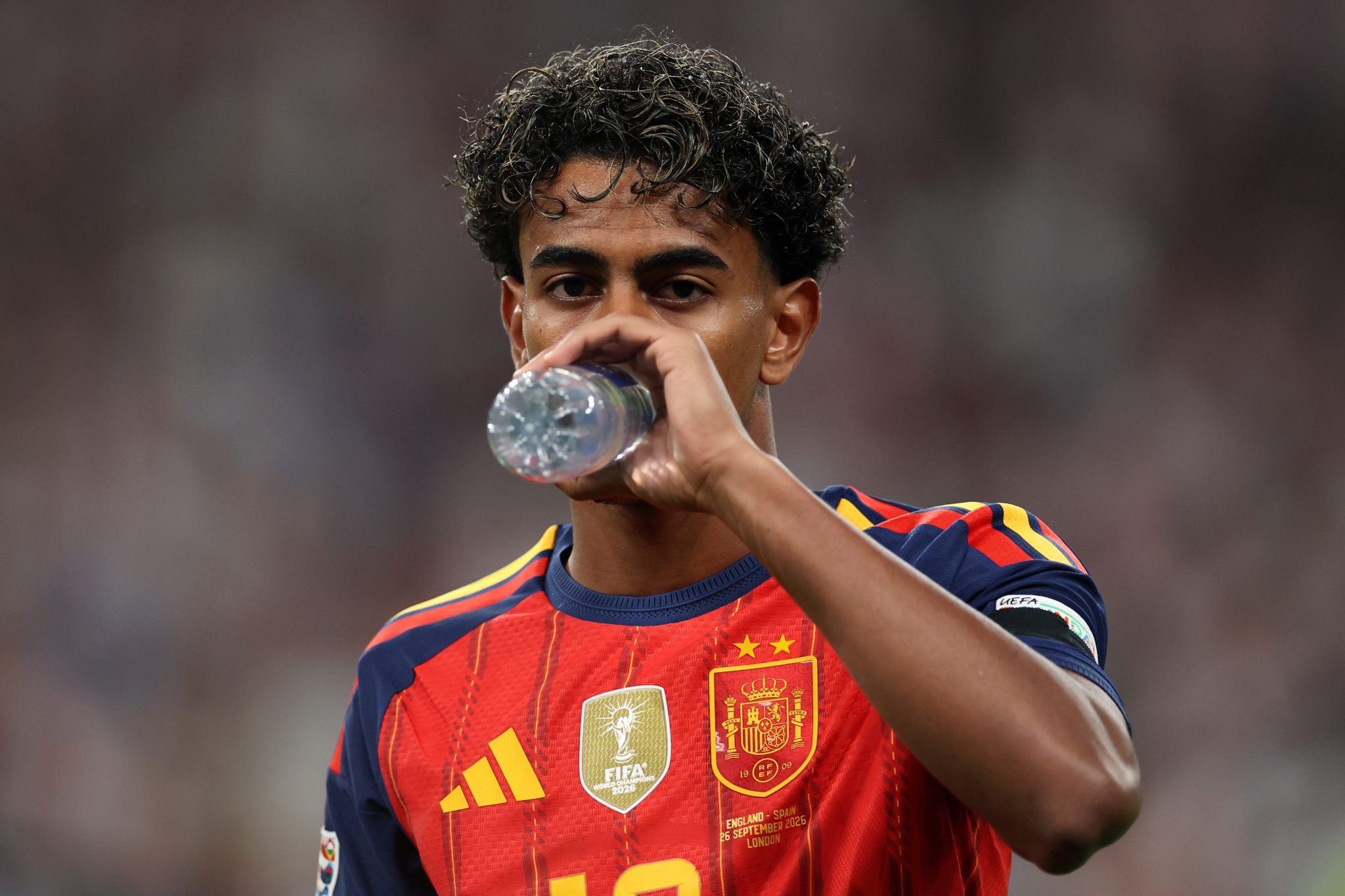 Lamine Yamal, attaquant du Barça