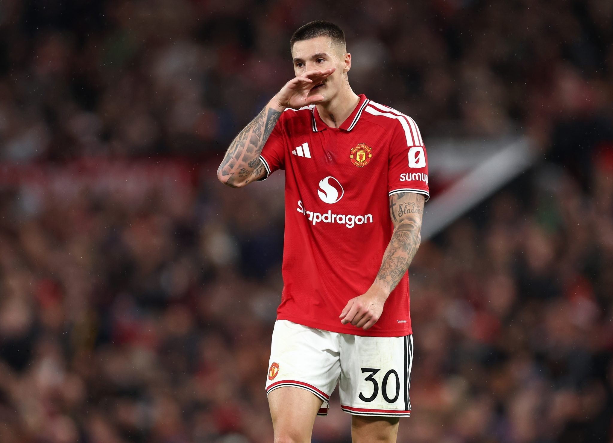 Benjamin Šeško, joueur de Manchester United