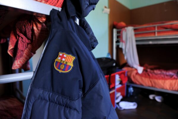 Ismael Ziani López, jeune attaquant de La Masia, sous le maillot du Barça.