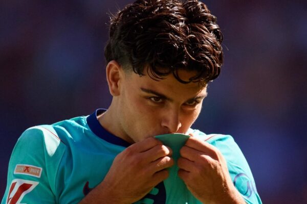 Xavi Espart, jeune joueur du Barça formé à la Masia.