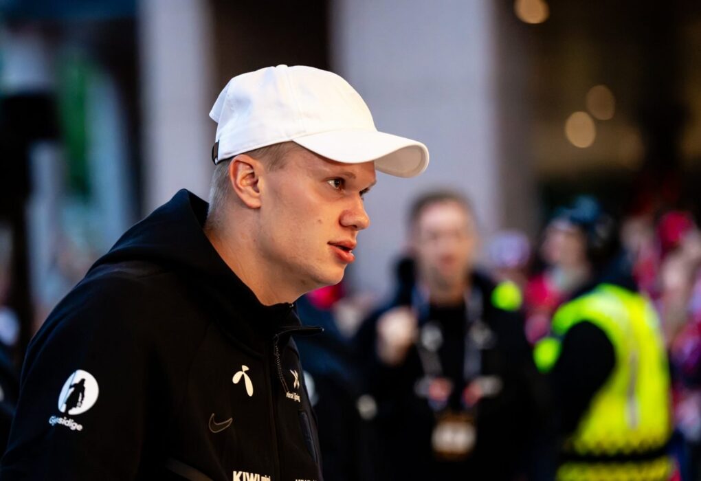 Erling Haaland sous le maillot de Manchester City.