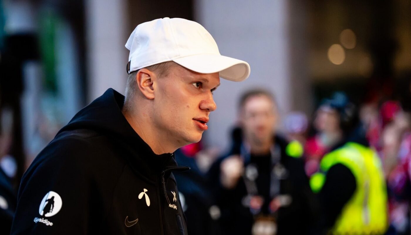 Erling Haaland sous le maillot de Manchester City.