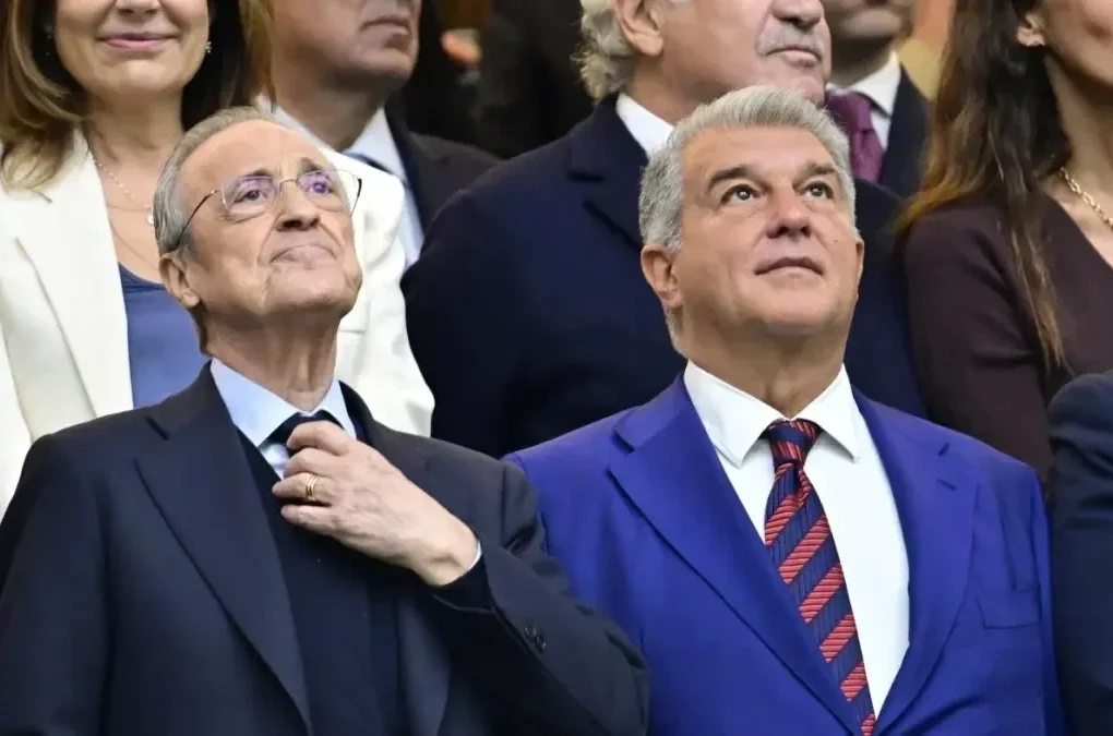 Florentino Pérez, président du Real Madrid, absent du Clásico au Spotify Camp Nou.
