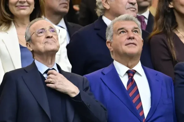 Florentino Pérez, président du Real Madrid, absent du Clásico au Spotify Camp Nou.