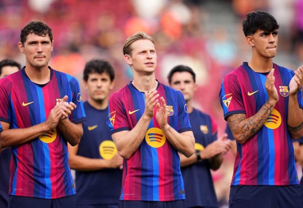 Frenkie de Jong sous le maillot du Barça.
