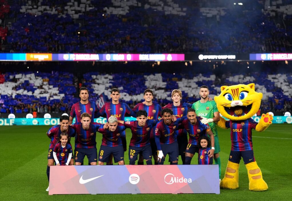 Raphinha lors de la rencontre entre le Barça et le Real Madrid au Camp Nou.