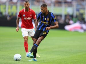 Andy Diouf sous le maillot de l'Inter Milan.