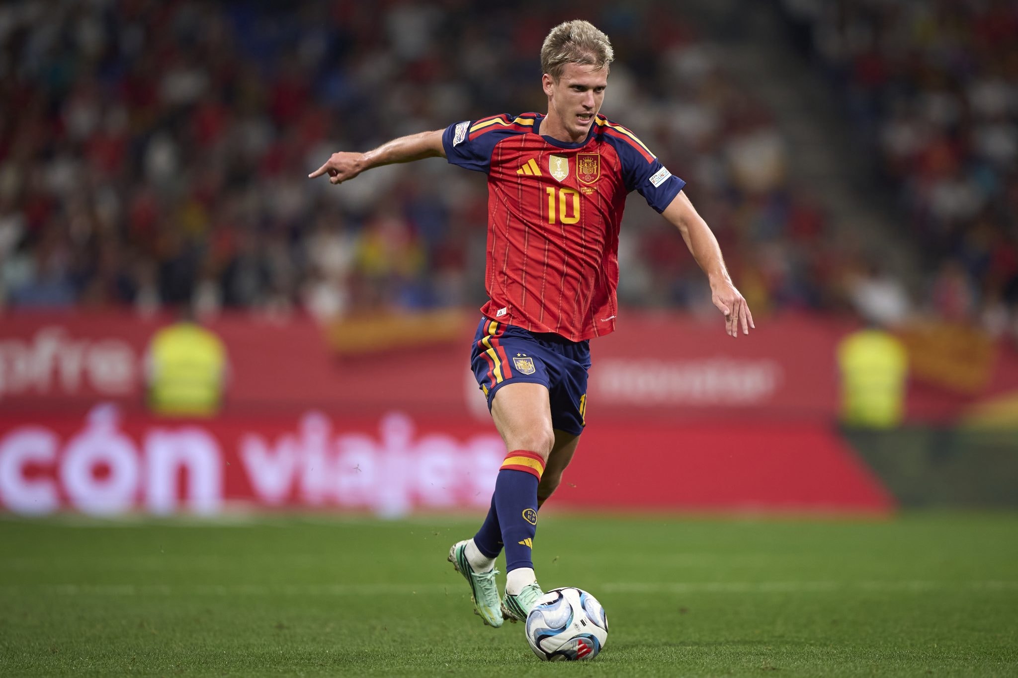 Dani Olmo, joueur espagnol du Barça