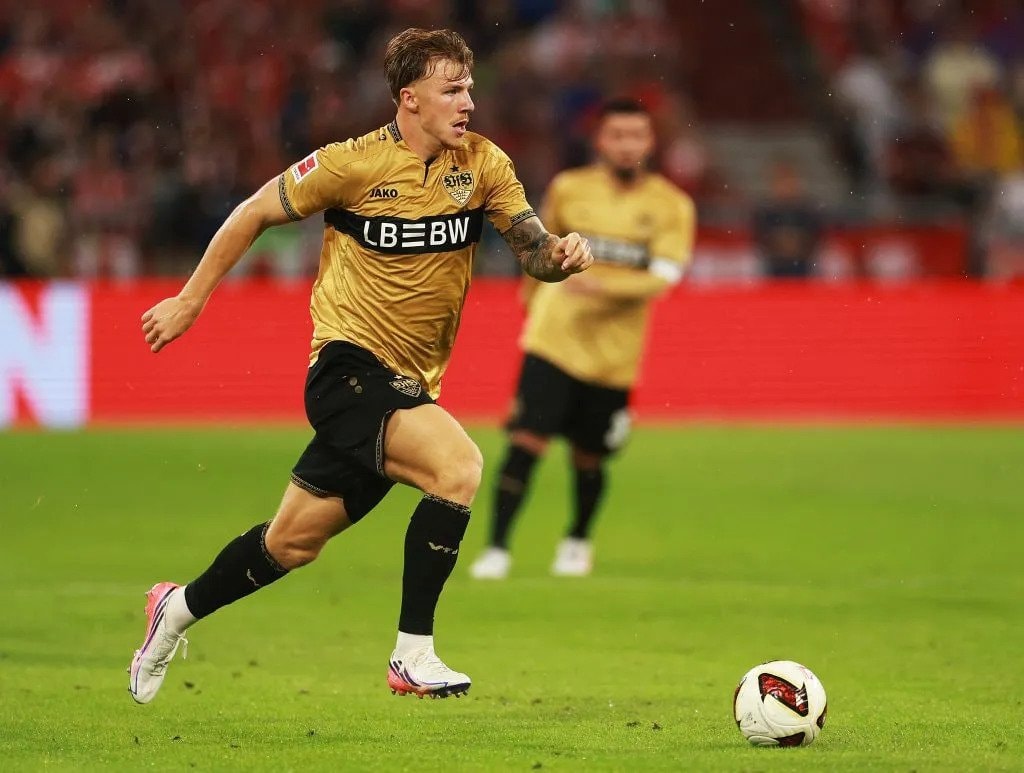 Finn Jeltsch, joueur du VfB Stuttgart