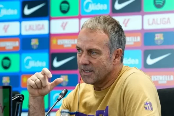 Hansi Flick, entraîneur du Barça, évoque la rencontre face au Betis.