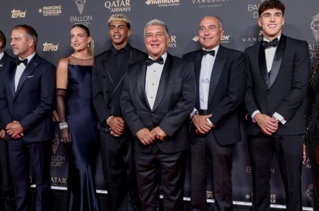Lamine Yamal, membre de la délégation du Barça pour la cérémonie du Ballon d’Or à Londres.