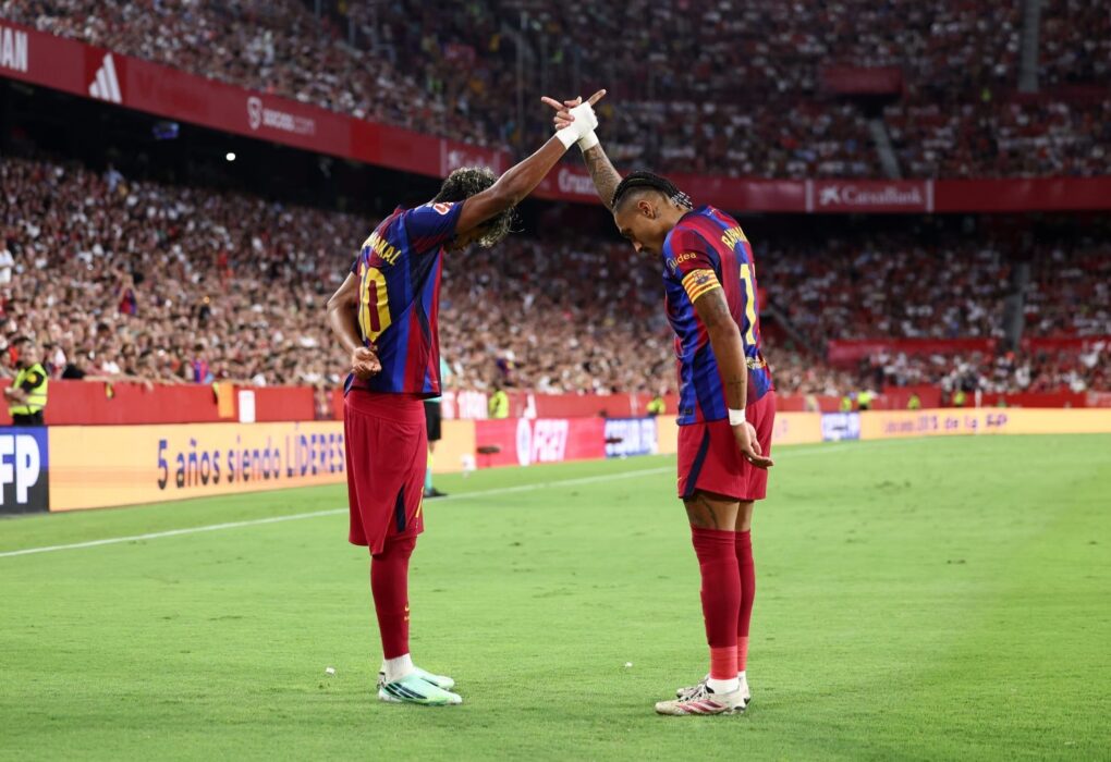 Raphinha, meilleur buteur du Barça avec 14 réalisations en ce début de saison.