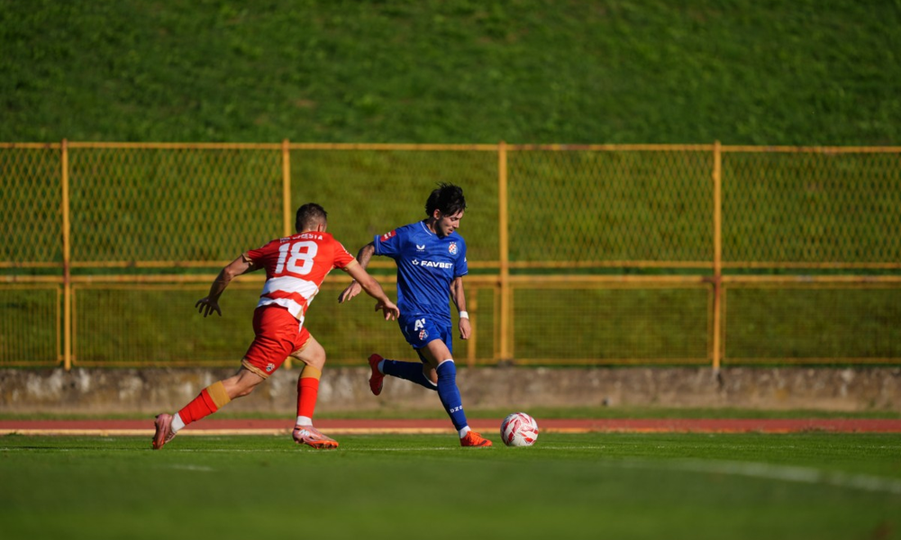 Dani Rodríguez sous les couleurs du Dinamo Zagreb après son retour sur le terrain.