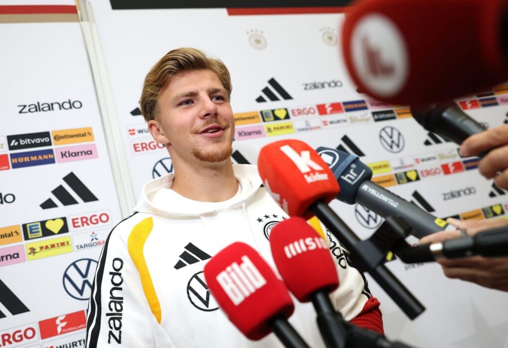 Finn Jeltsch, défenseur de Stuttgart qui intéresserait le Barça pour le mercato de janvier.