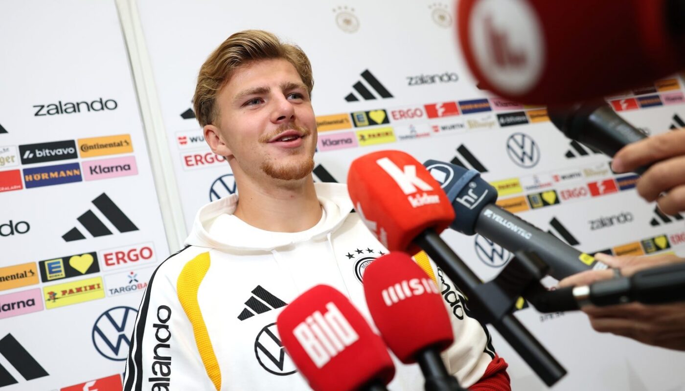 Finn Jeltsch, défenseur de Stuttgart qui intéresserait le Barça pour le mercato de janvier.