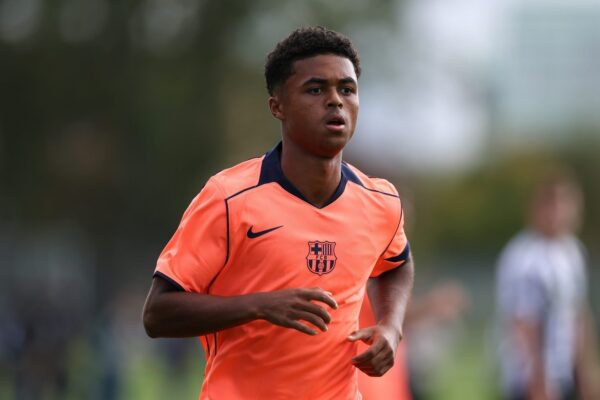 Shane Kluivert, jeune joueur du Barça Atlètic.