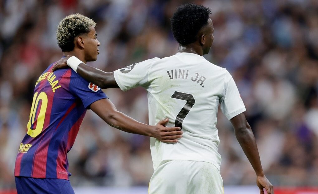 Hernández Hernández lors d’un Clásico entre le Barça et le Real Madrid.