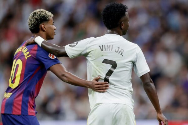 Hernández Hernández lors d’un Clásico entre le Barça et le Real Madrid.