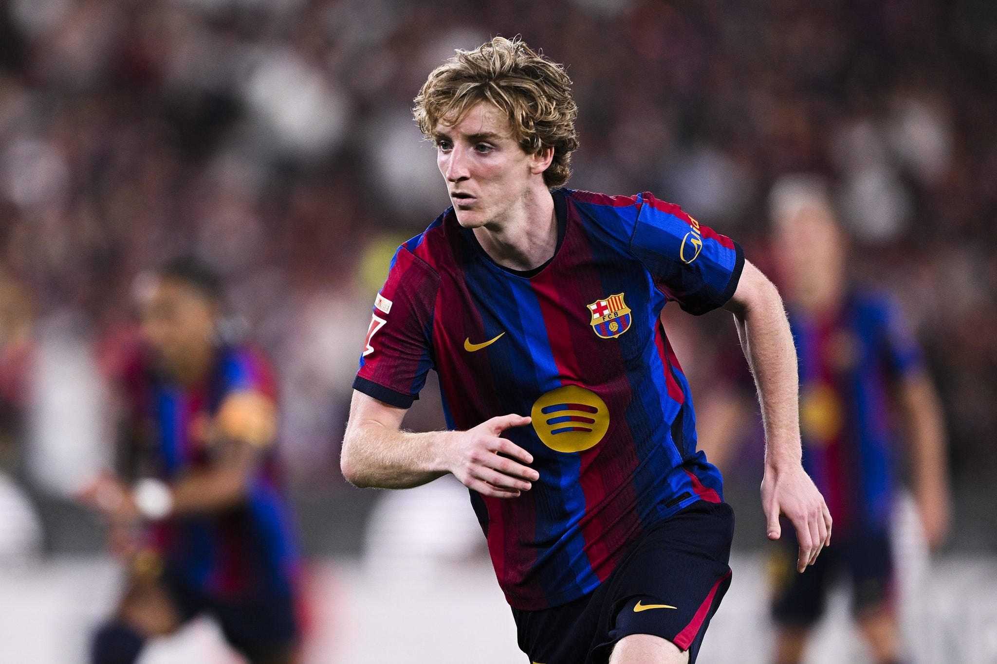 Anthony Gordon, joueur du Barça