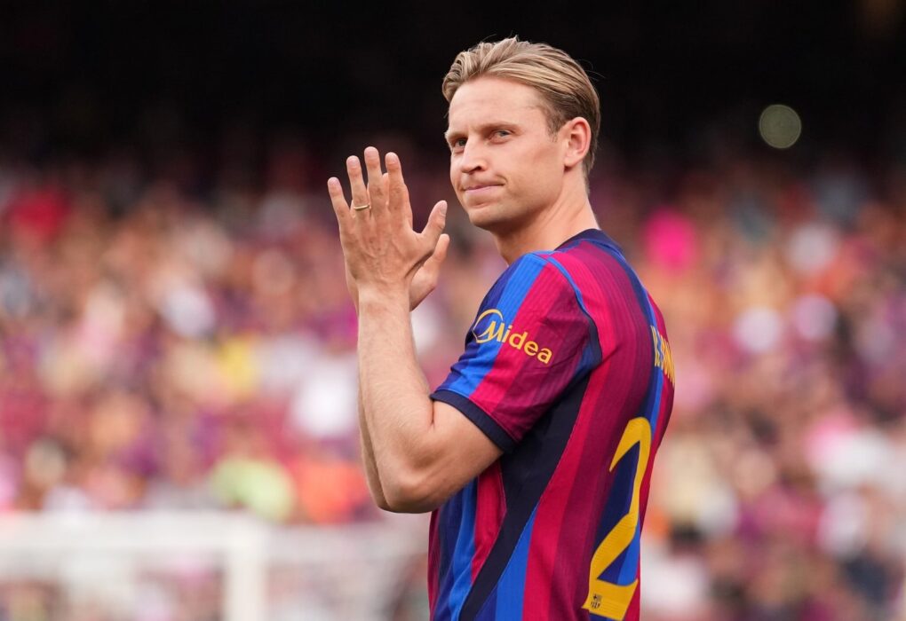 Frenkie de Jong sous le maillot du FC Barcelone.
